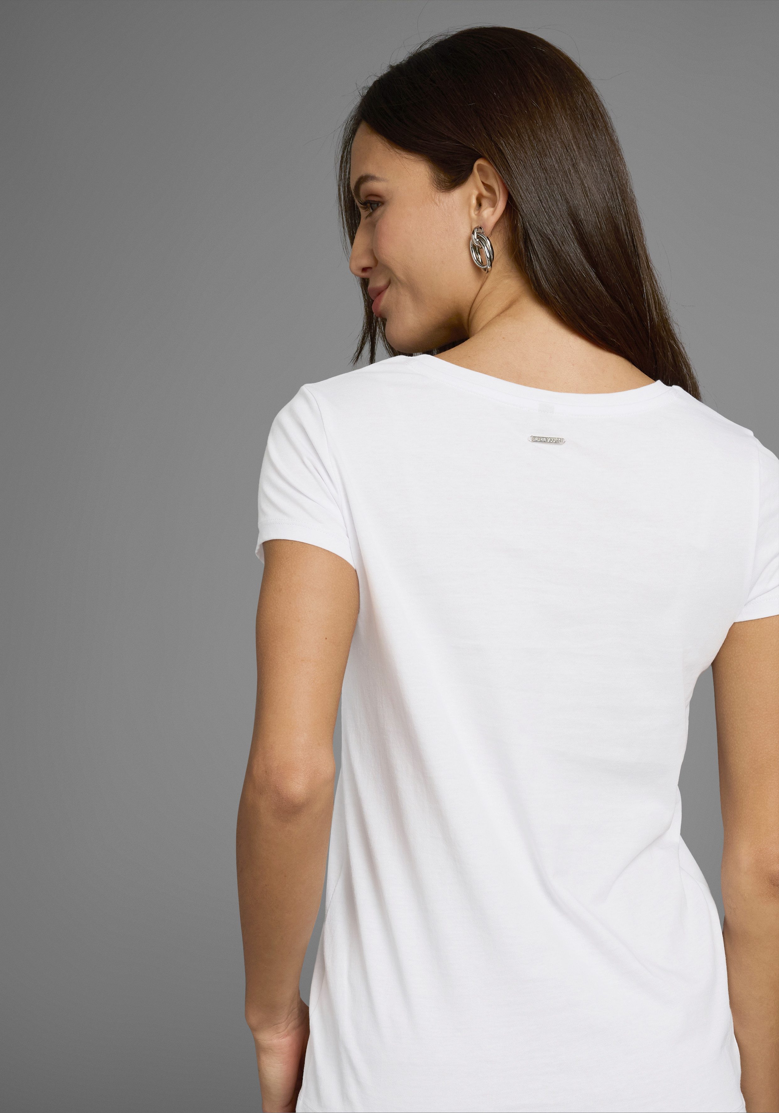 Laura Scott T-Shirt mit romantischen Floralprint günstig online kaufen