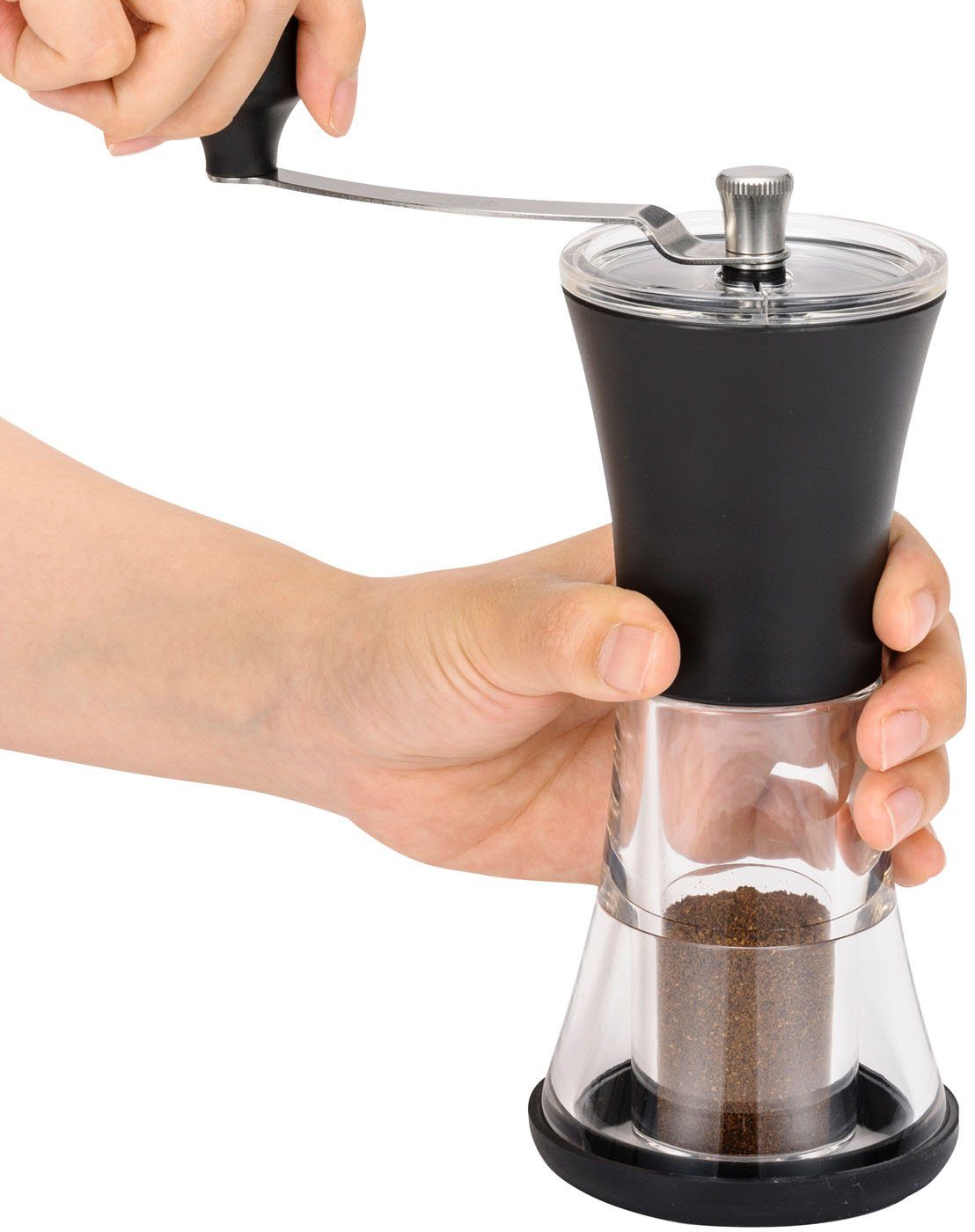 KYOCERA Kaffeemühle, leichtläufige 30 Kaffeemehl für g Handkurbel