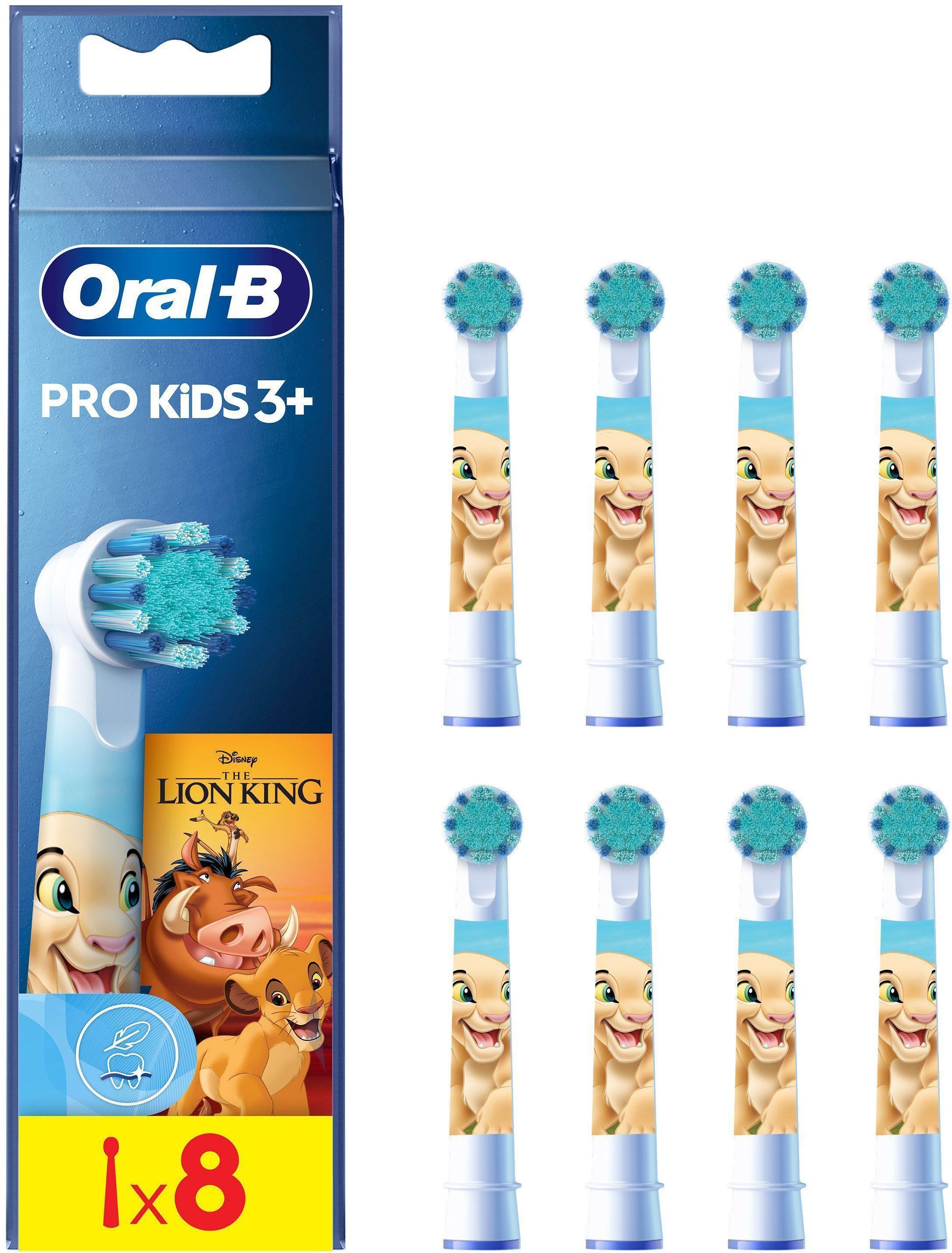 Oral-B Aufsteckbürsten Pro Kids 3+ König der Löwen, Extra weiche Borsten, ab 3 Jahren