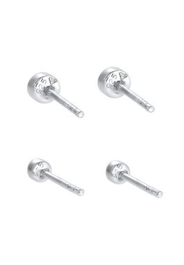 Elli Ohrring-Set Kristalle Basic Ohrstecker Set Silber