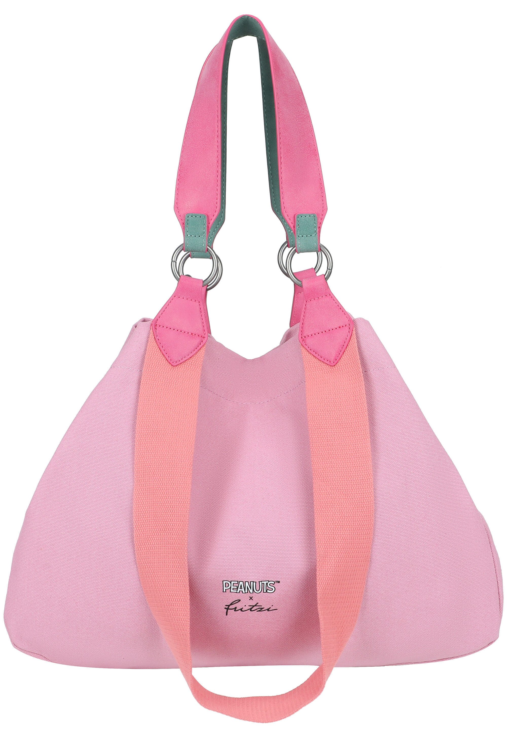 Fritzi aus Preußen Shopper PeanutsTM x fritzi Izzy Medium Smile Flocked, mit Peanuts-Motiv