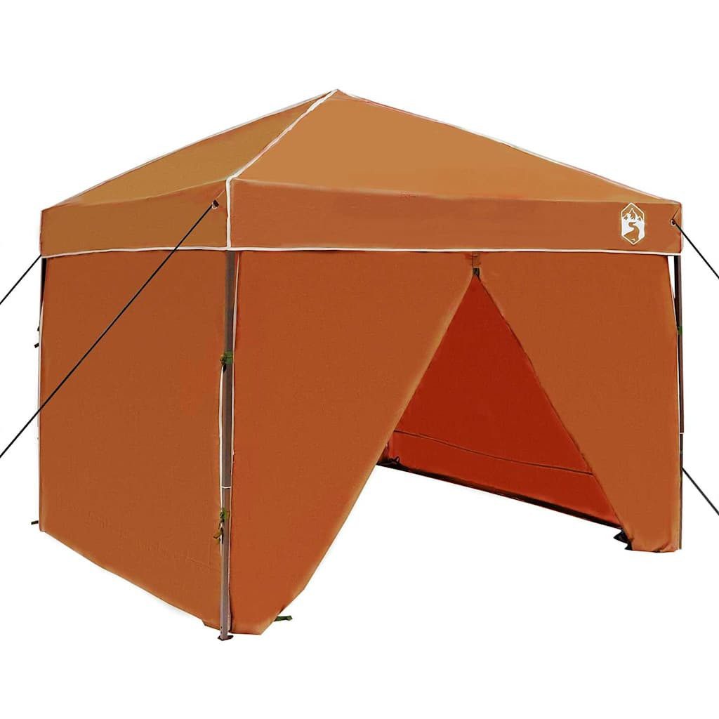 vidaXL Partyzelt Pavillon-Zelt Orange 243 x 243 x 251 cm Stoff