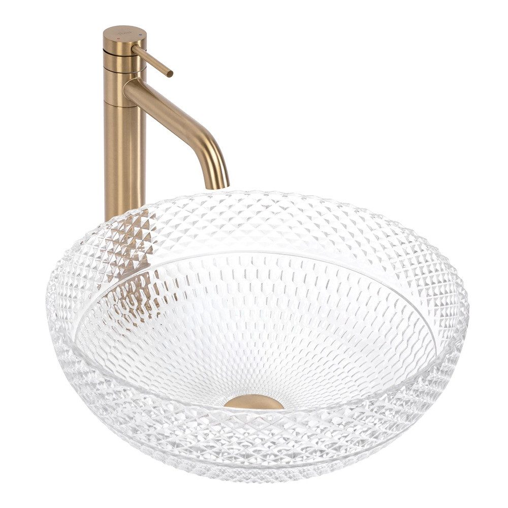 Thumbnail - wohnwerk.idee Aufsatzwaschbecken Design Luxus Glaswaschbecken Waschtisch aus Glas