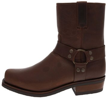 Sendra Boots LOREN MID 17963 Braun Stiefelette Unisex Thinsulate Biker Stiefelette