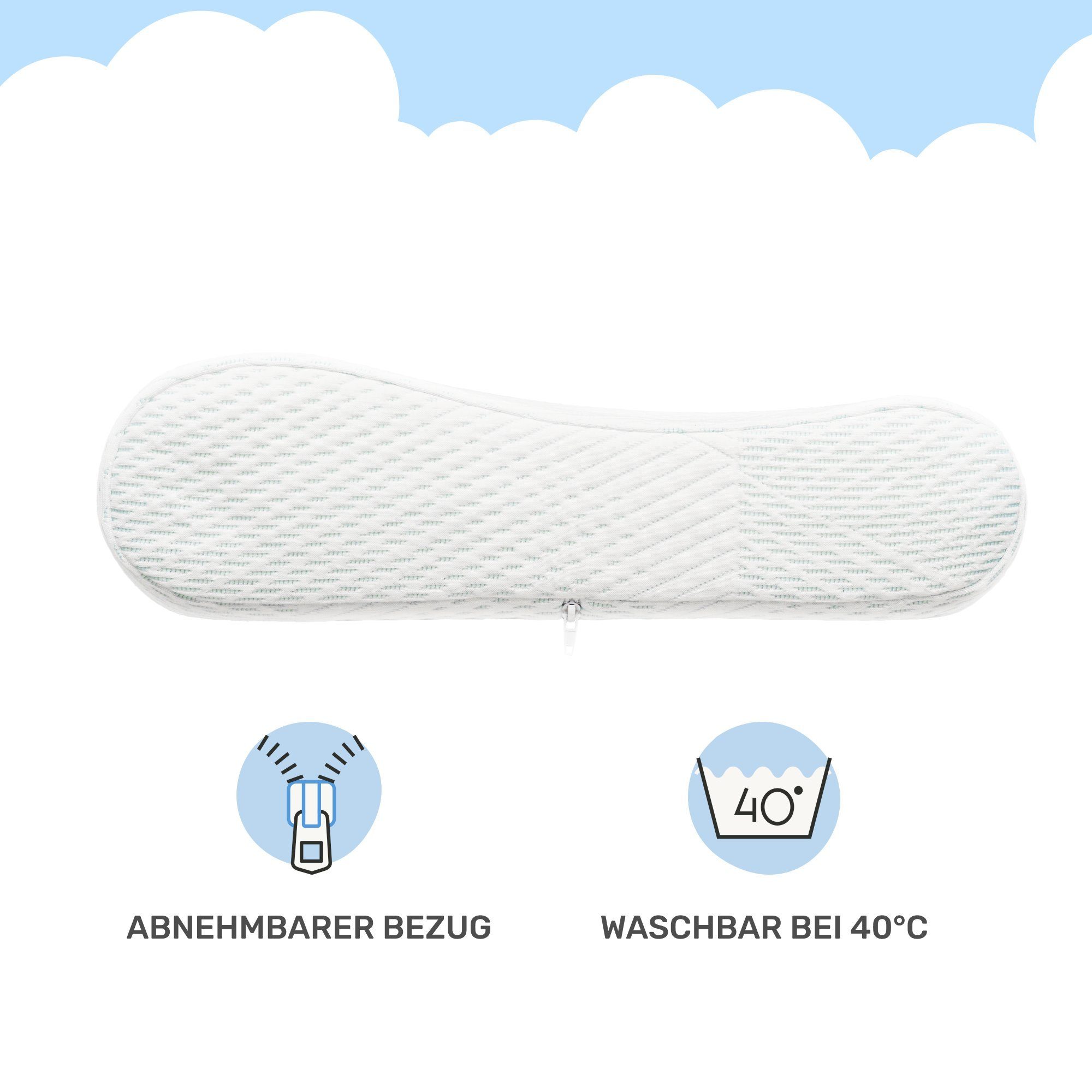 Dailydream Nackenstützkissen Memory Foam, ergonomisches Nackenstützkissen günstig online kaufen