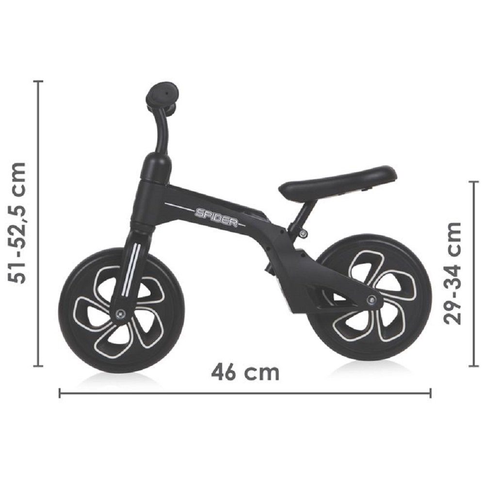 Zoll, Lorelli Zoll gelb höhenverstellbar Spider (25,40 Zoll Lenkbegrenzung 10 Laufrad Laufrad cm) 10 Räder Sitz Lenker