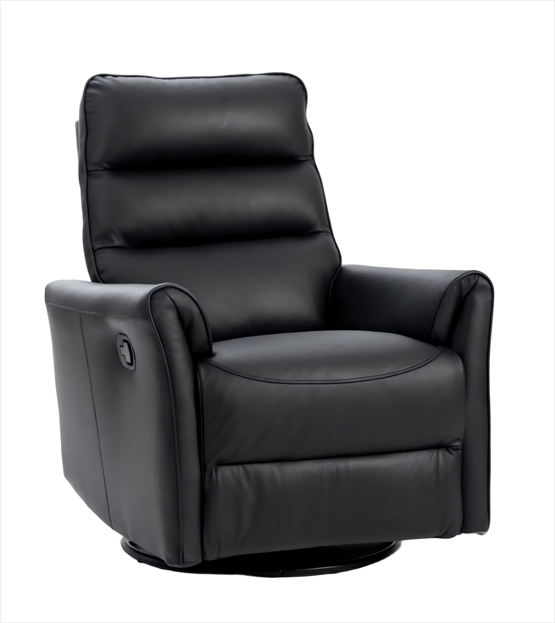 Happy Home Loungesofa Verstellbarer Relaxsessel mit Massagefunktion in schwarzer Lederoptik