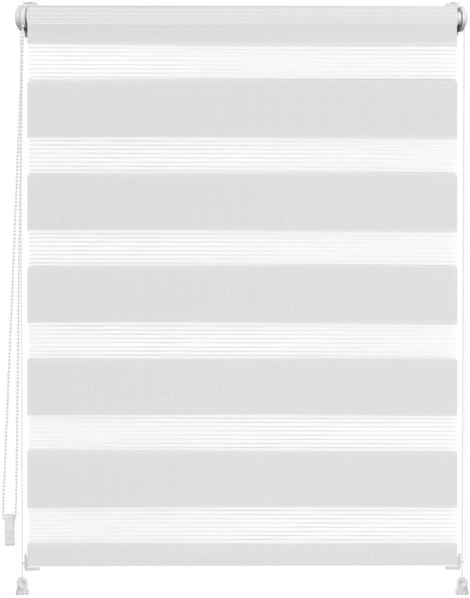 Doppelrollo Duo Rollo Klemmfix, ohne Bohren, verspannt, LICHTBLICK ORIGINAL, halbtransparent, verspannt, Klemmfix, Einfache Klemm-Montage ohne Bohren. Für Fenster & Türen geeignet.