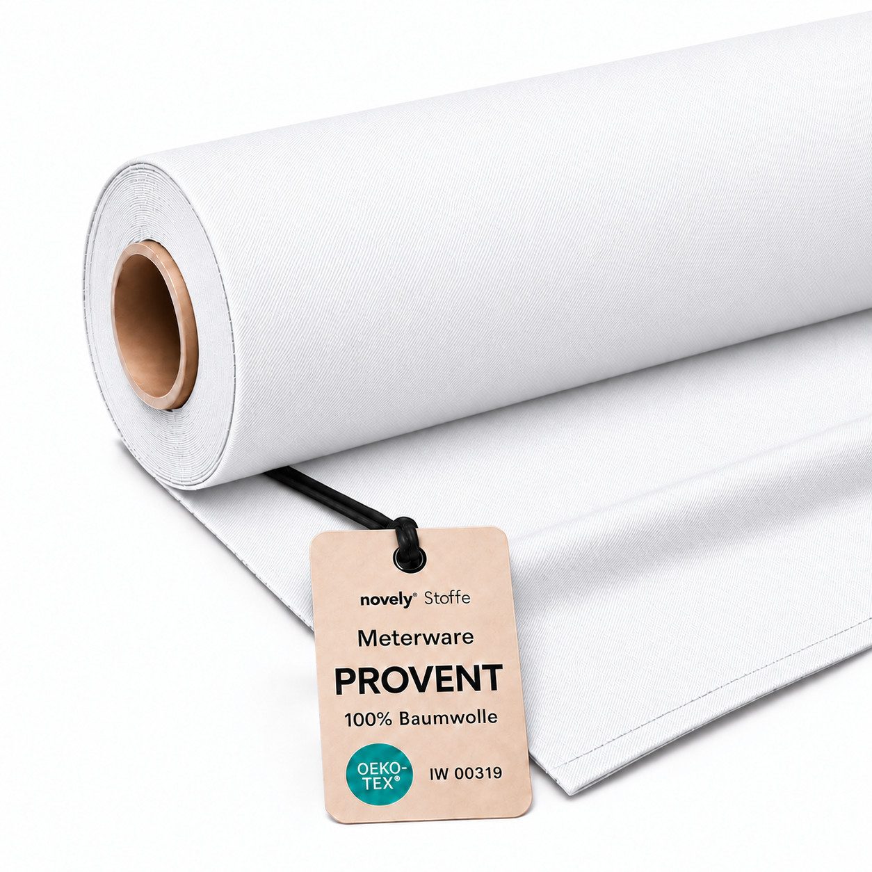 novely® Stoff PROVENT Schwerer Twill Polsterstoff Robuster Baumwollstoffbuster Möbel, Strapazierfähig, Zertifiziert, Meterware, 1lfm