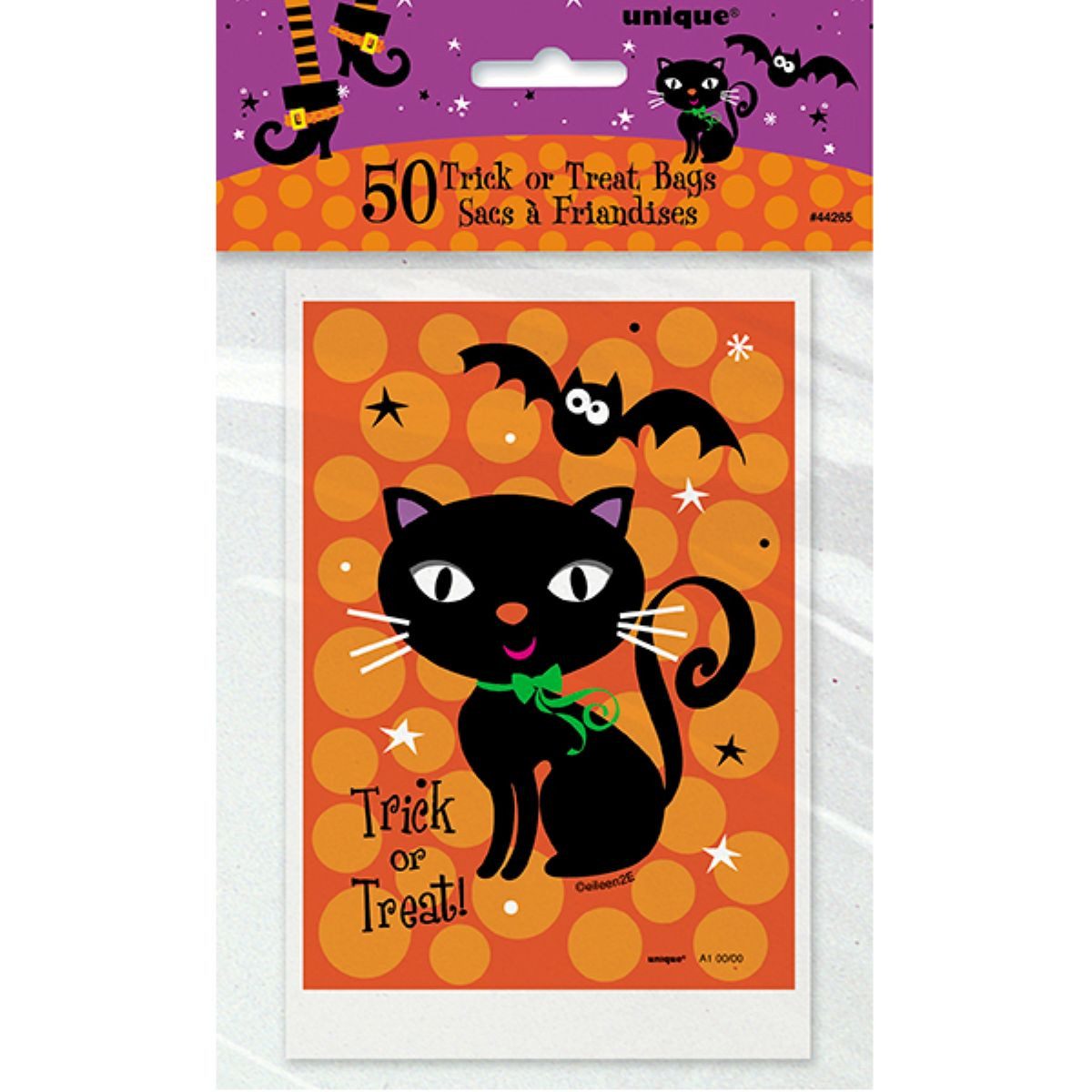 Unique Industries Inc. Hängedekoration Tüte Spooky Boots Treat 50Stk., ca. 10x15cm
