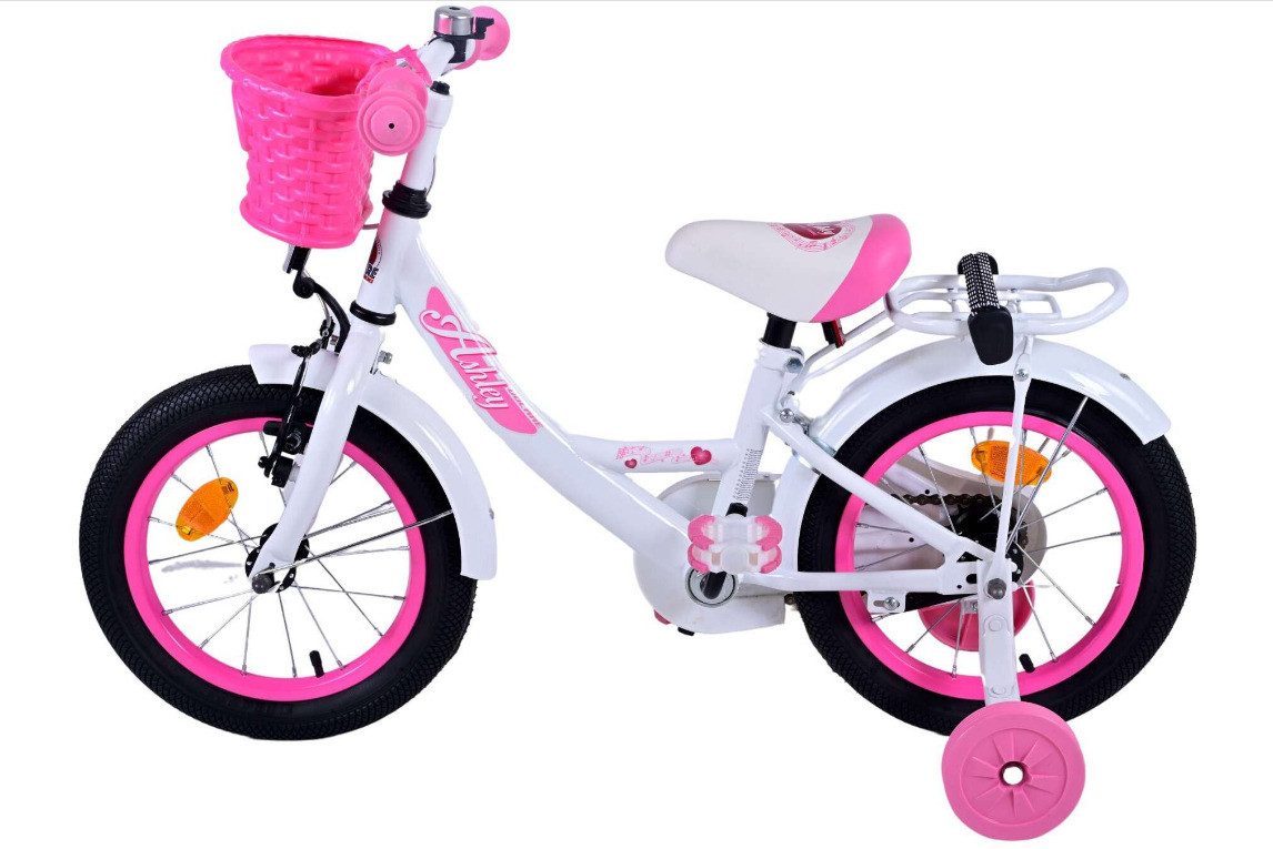 Volare Kinderfahrrad, 1 Gang, ohne Schaltung, Kinderfahrrad Ashley 14 Zoll
