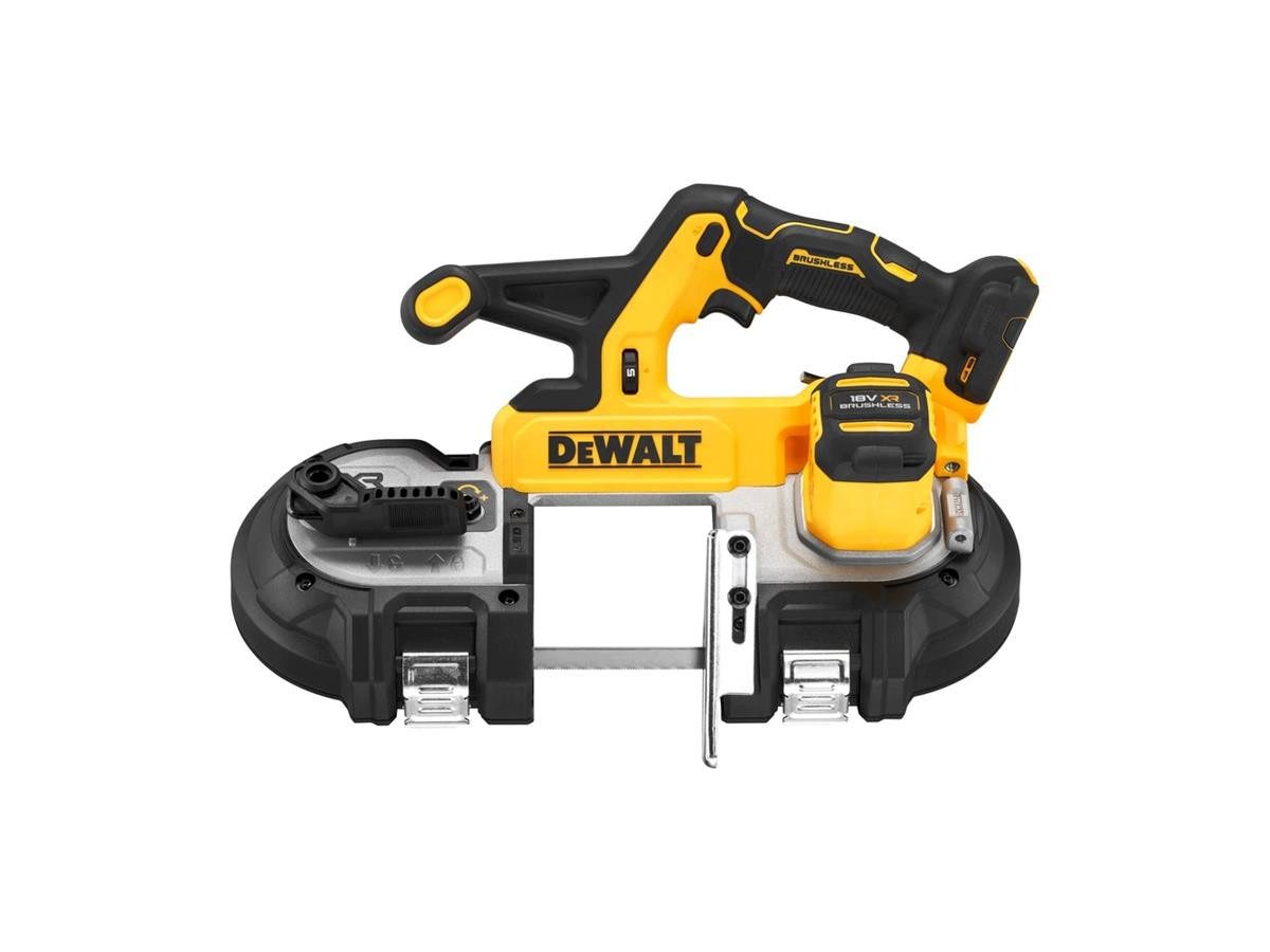 DeWalt Akku-Bandsäge 18V Solo, Set, inkl. Bandsägeband 899mm 18TPI, Solo Version ohne Akkus und Ladegerät