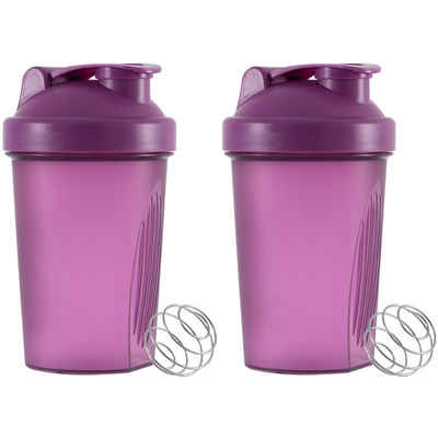 Lubgitsr Protein Shaker 400 ml Protein Shaker mit Klares Maßstabsdesign Für Laufen Gym Fitness, (1-tlg)