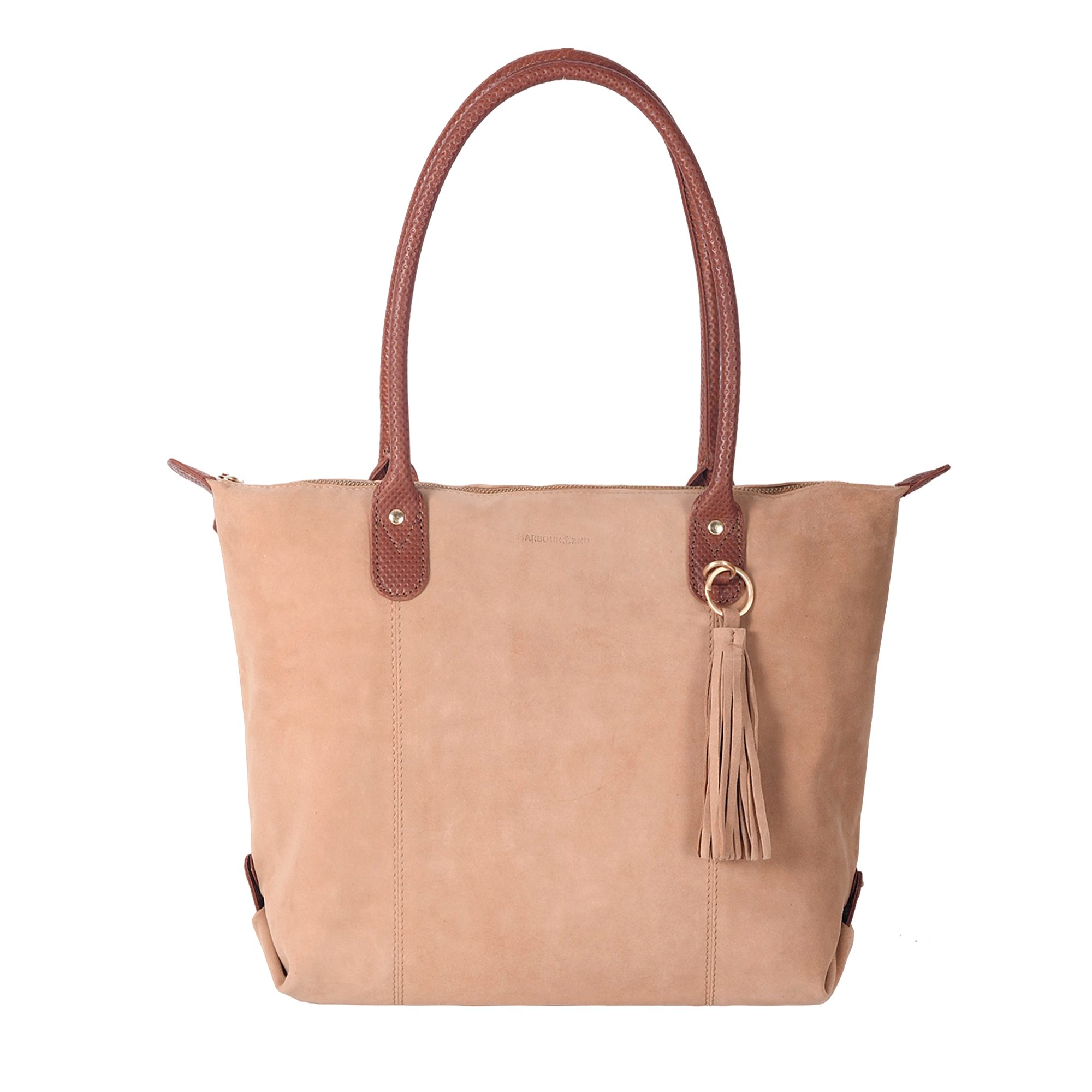 HARBOUR 2nd Handtasche, Henkeltasche, Umhängetasche mit dekorativem Fransenanhänger