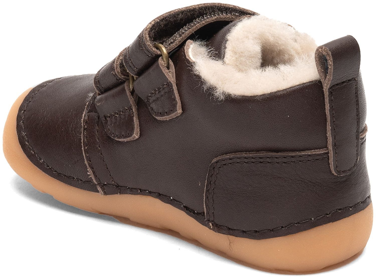 Bisgaard Bisgaard Barefoot Carter Lamb Dark Brown Lauflernschuh