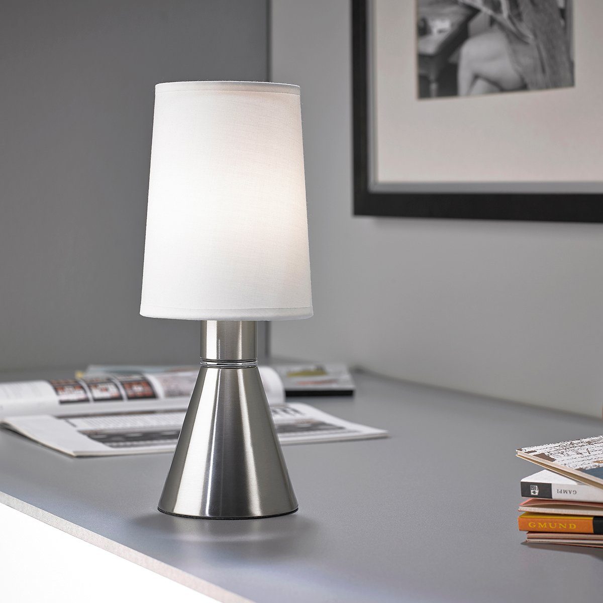 MeLiTec Tischleuchte LED Tisch Lampe T91-2, LED fest integriert, warmweiß günstig online kaufen