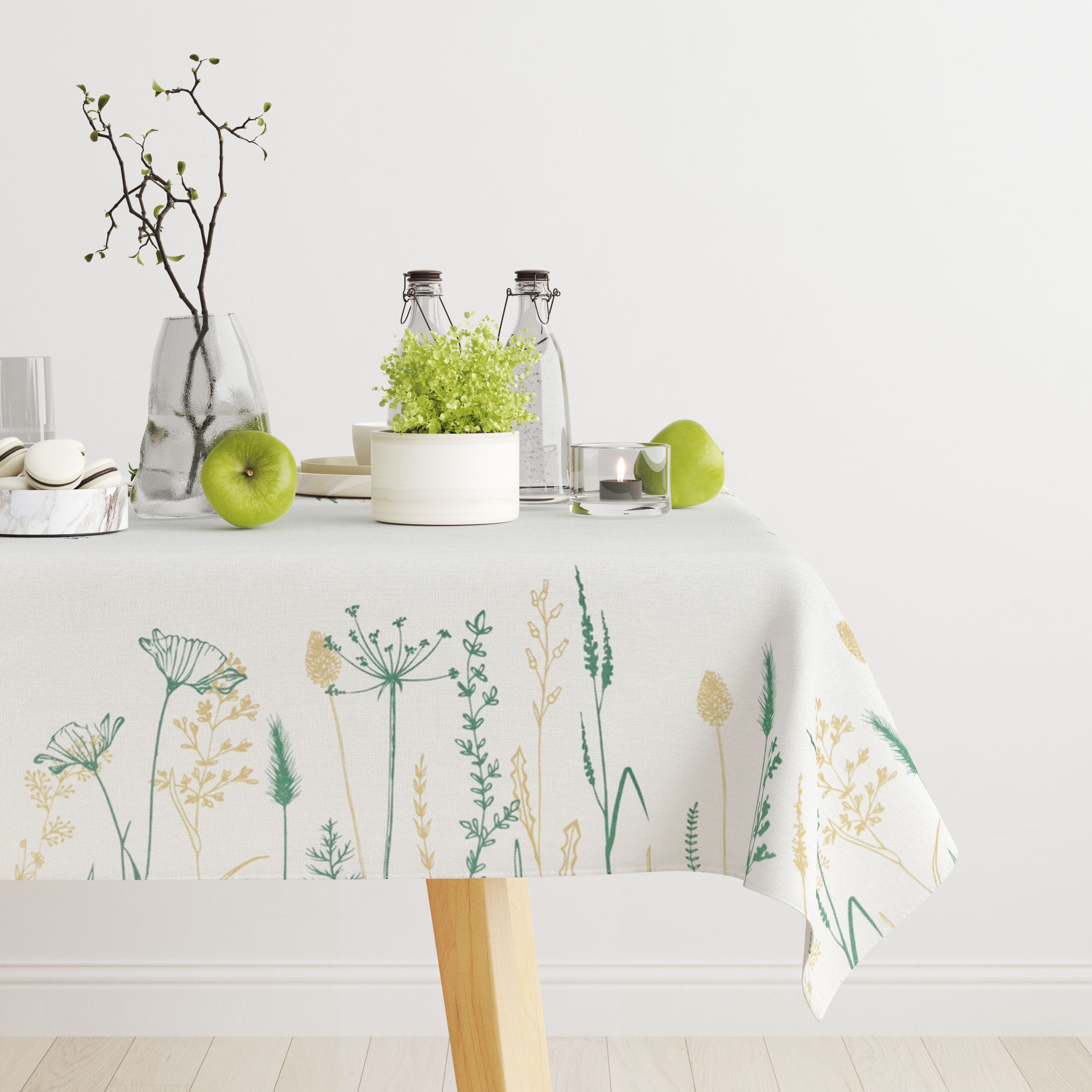 OTTO home Tischdecke Nérac (1-tlg), bedruckt, mordern, Deko, Decke, Tischdeko, Wohnzimmer, Esszimmer