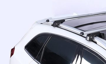 VDP Dachbox, Dachbox MAA460L weiß+Dachträger LION1 für Daewoo Matiz 5Tür 98-07