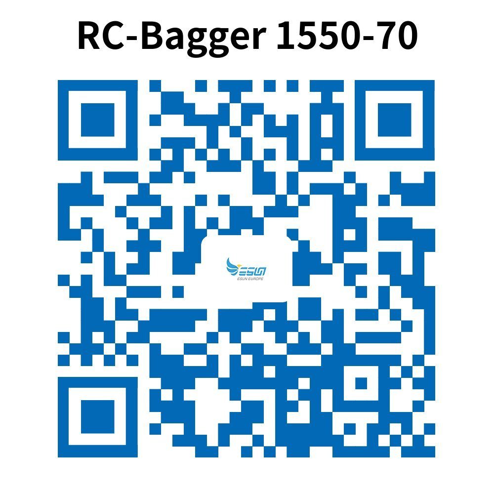 Esun RC-Bagger Ferngesteuerter Bagger,RC Bagger Schaufelbagger für Kinder ab 8 Jahren (Packung, Komplettset), Schaufelbagger mit Fernsteuerung und Holzgreifer Ferngesteuert