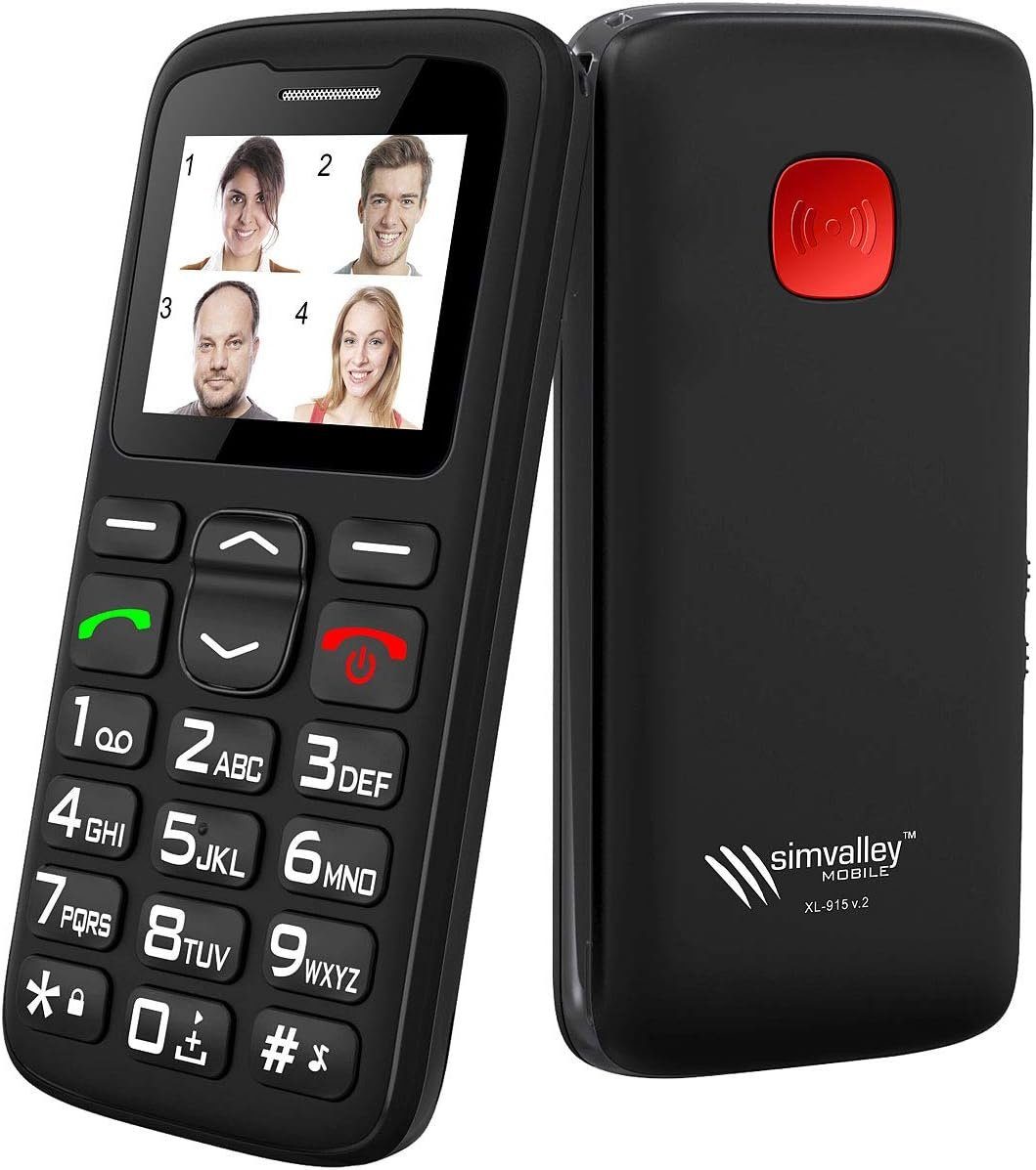 Simvalley Simvalley Mobile XL-915 V2 Senioren- & Notruf-HandyTelefon Seniorenhandy