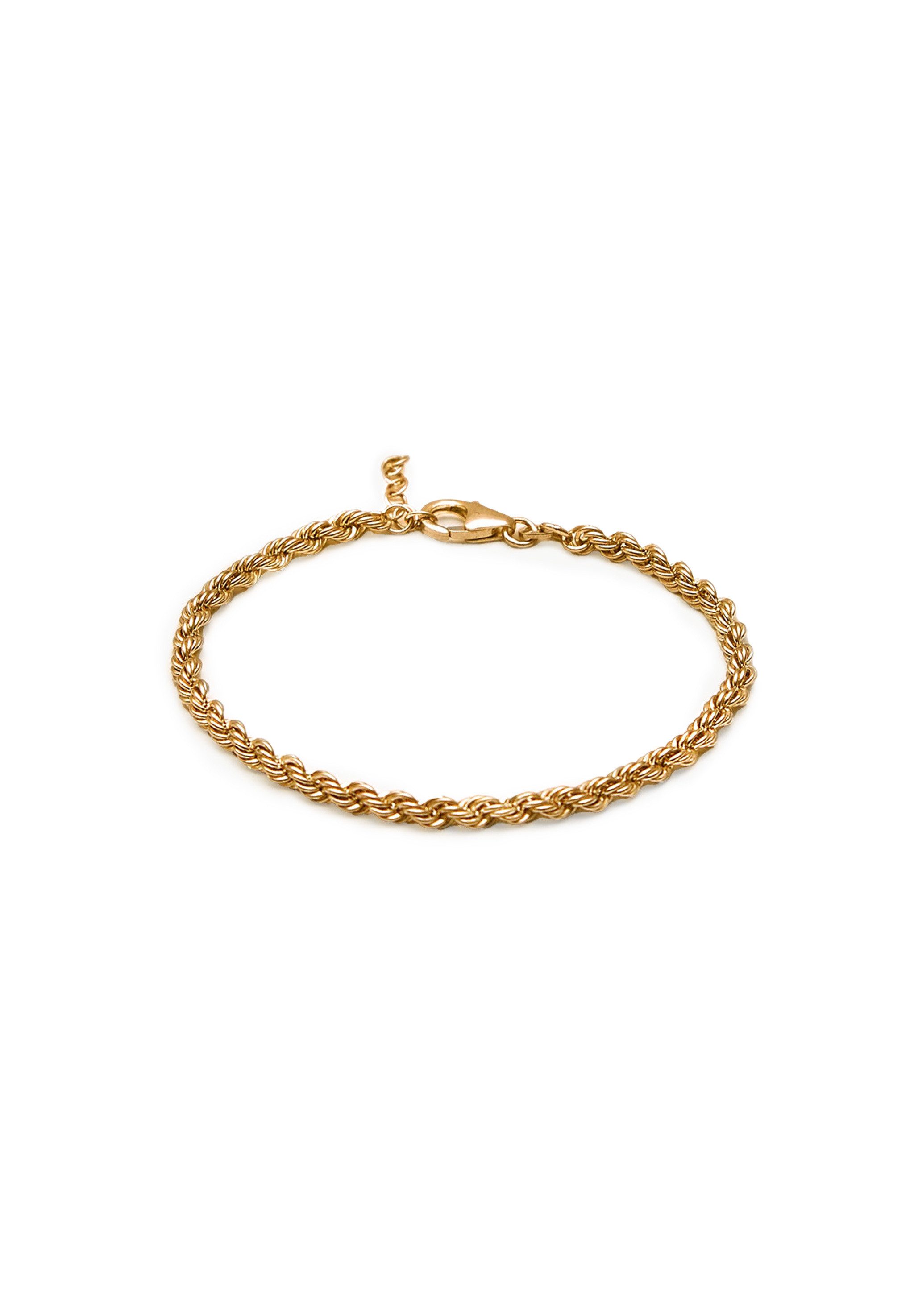 Stilnest Gliederarmband Kordel 925 Sterling Silber