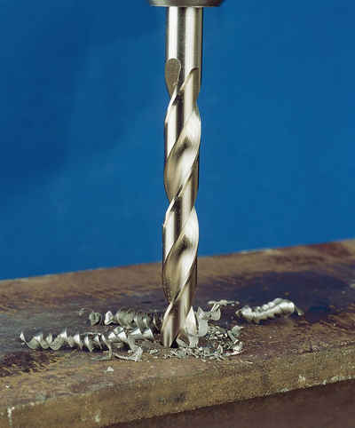 Exact Metallbohrer »Exact 32107 HSS Metall-Spiralbohrer 0.9 mm Gesamtlänge 32 mm geschliffen DIN 338 Zylinderschaft 10«