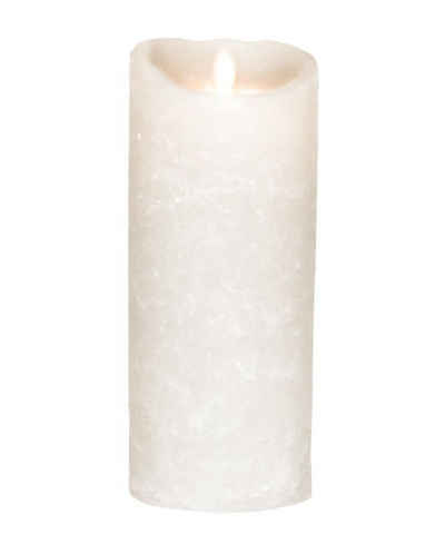 SOMPEX LED-Kerze Flame LED Kerze weiß Frost 23cm (Kerze), mit Timer, Echtwachs, täuschend echtes Kerzenlicht