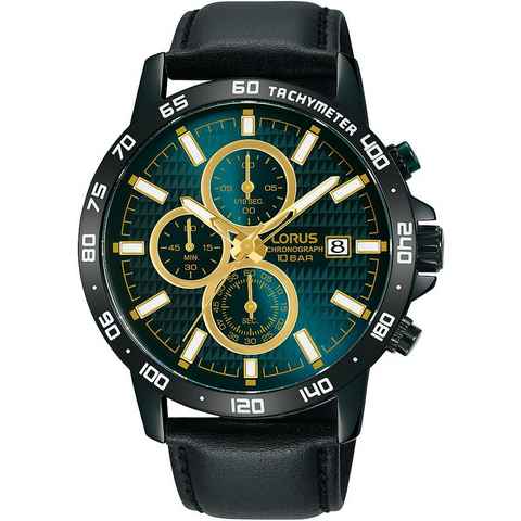 LORUS Chronograph Lorus Sport, RM319GX9, Armbanduhr, Quarzuhr, Herrenuhr, Stoppfunktion, Datum