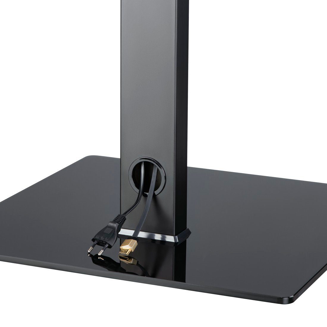 Hama TV-Standfuß TV Standfuß, schwenkbar, höhenverstellbar, 165 cm, 65 Zoll, bis 40 kg, (bis 65 Zoll)