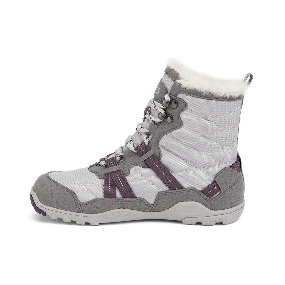 Xero Shoes Alpine Snow Boot (warm, wasserdicht, gefüttert) frostgrau/weiss Damen Winterstiefel