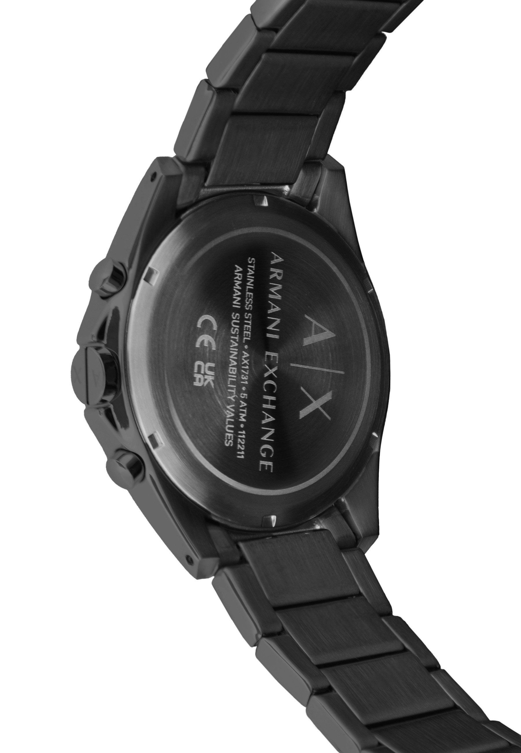 ARMANI EXCHANGE Quarzuhr The Grey Classic Chronograph Edelstahl