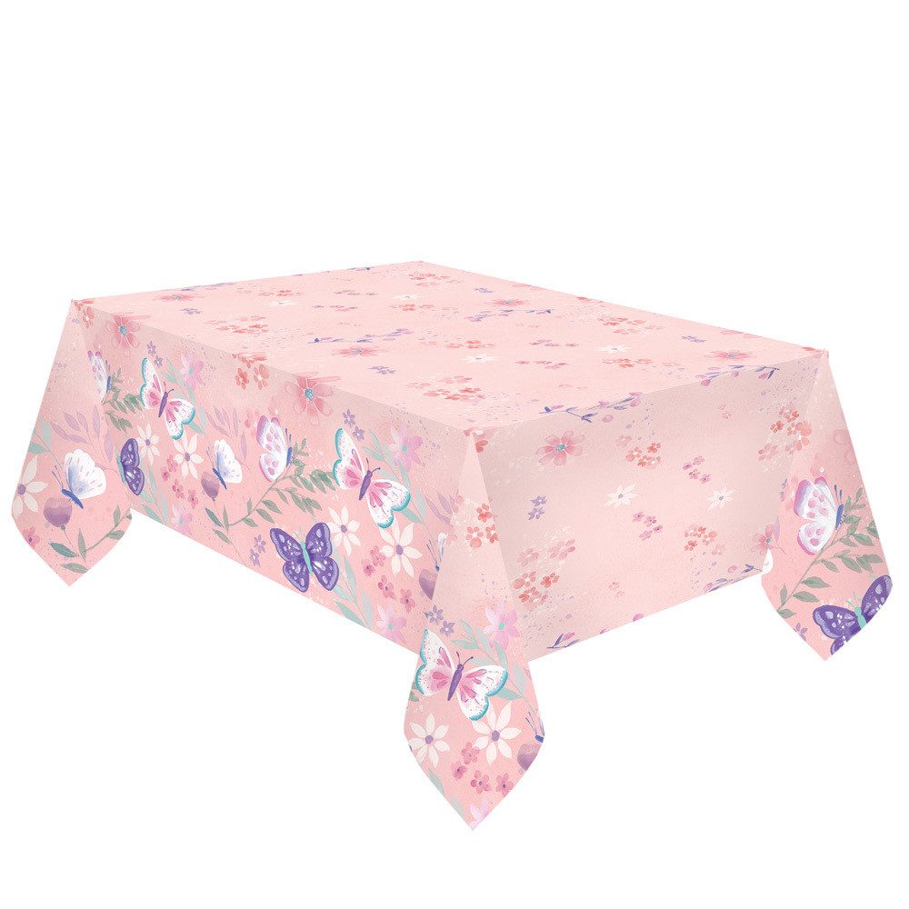 Amscan Tischdecke 'Flutter' Schmetterlinge, Tischdecke 120x180cm günstig online kaufen