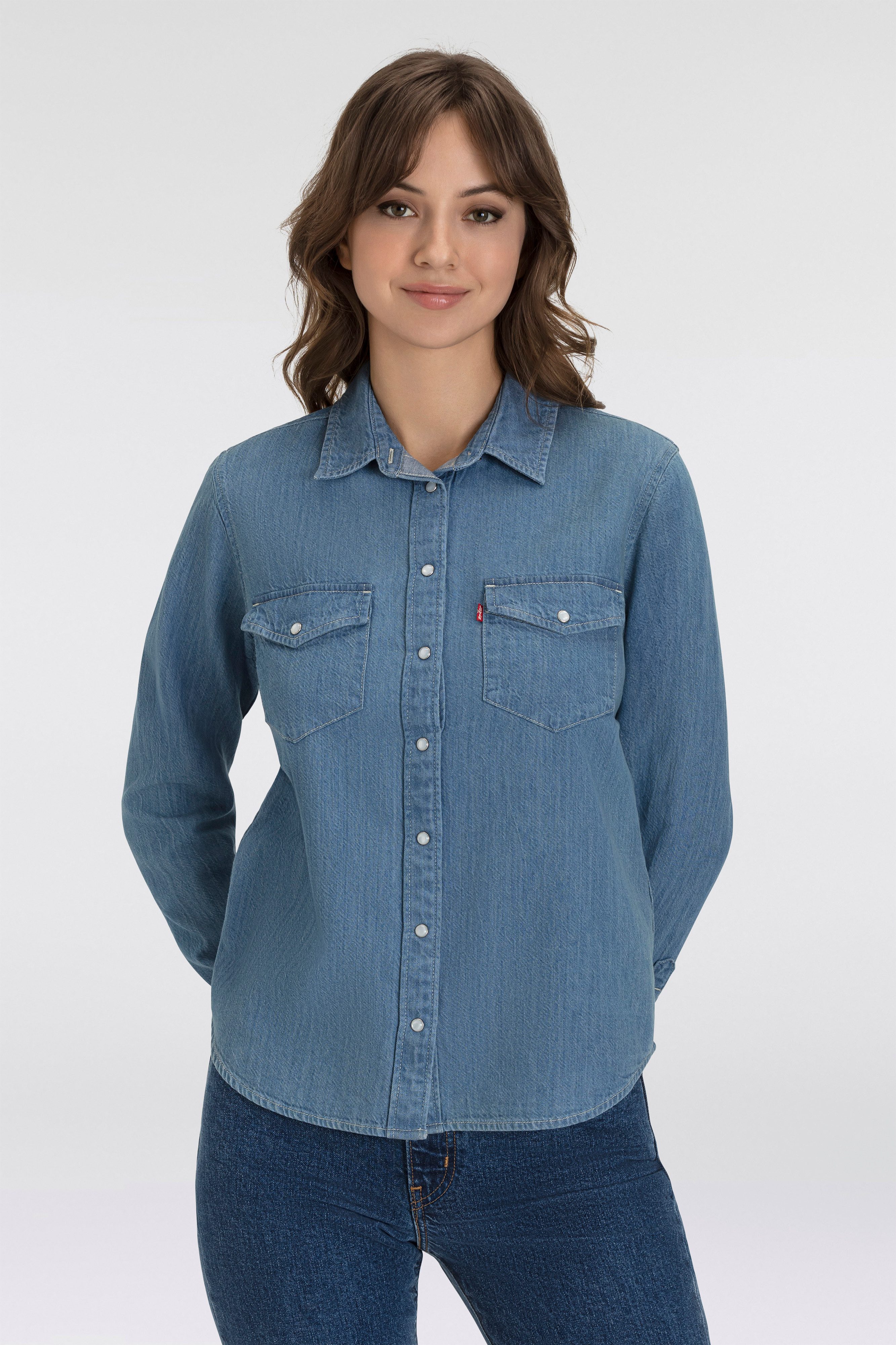 Levi's® Jeansbluse ESSENTIAL WESTERN mit Brusttaschen günstig online kaufen