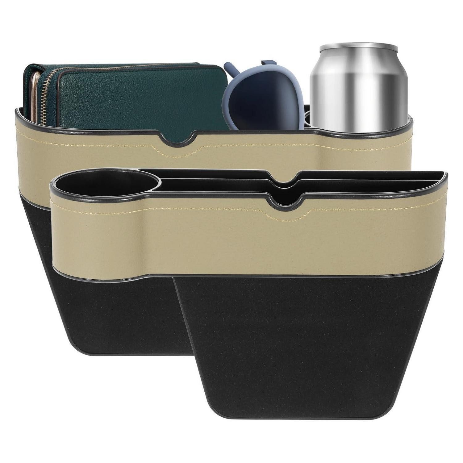 LuxusKollektion Rücksitzorganizer Autositz Lückenfüller Organizer Beige
