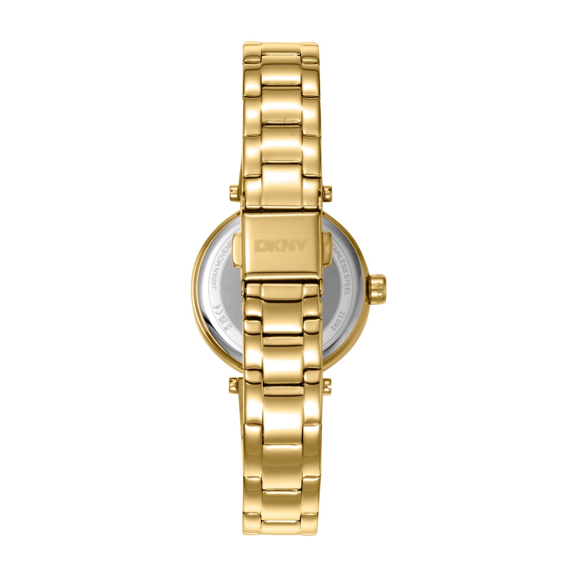 DKNY Quarzuhr Urban DK1L092M0065, Armbanduhr, Damenuhr, Edelstahlarmband, analog