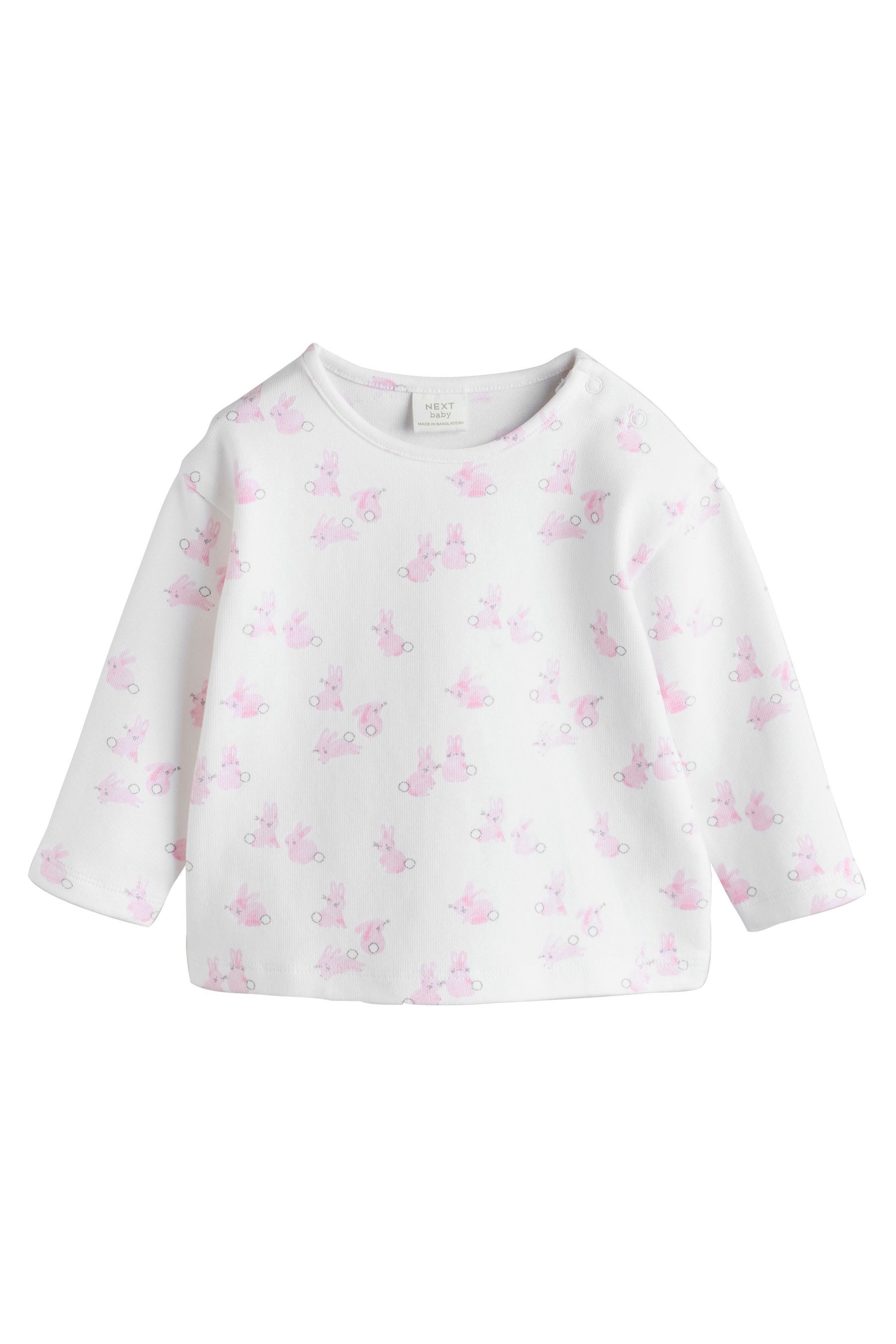 Next Langarmshirt & Leggings Baby-Set mit Langärmeligem T-Shirt und Leggings (2-tlg)