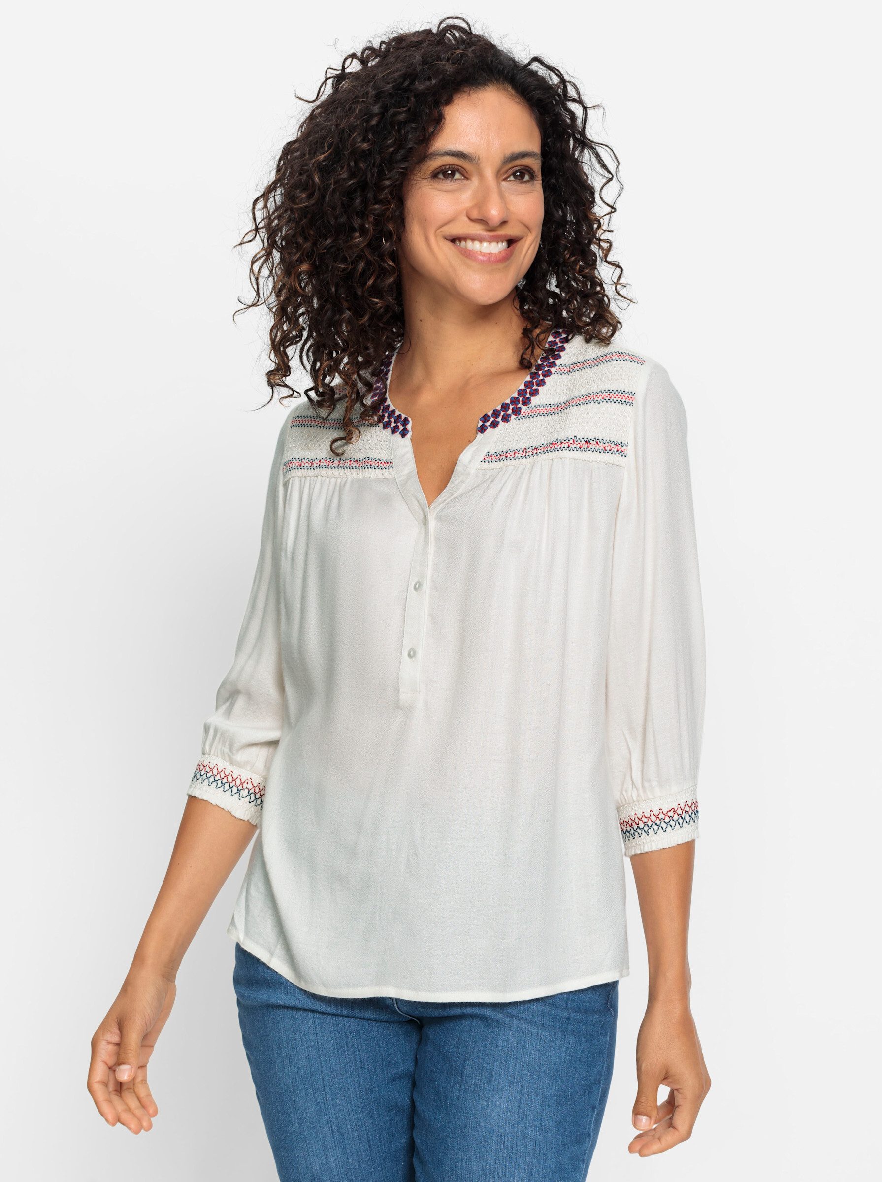 Klassische Bluse Tunika