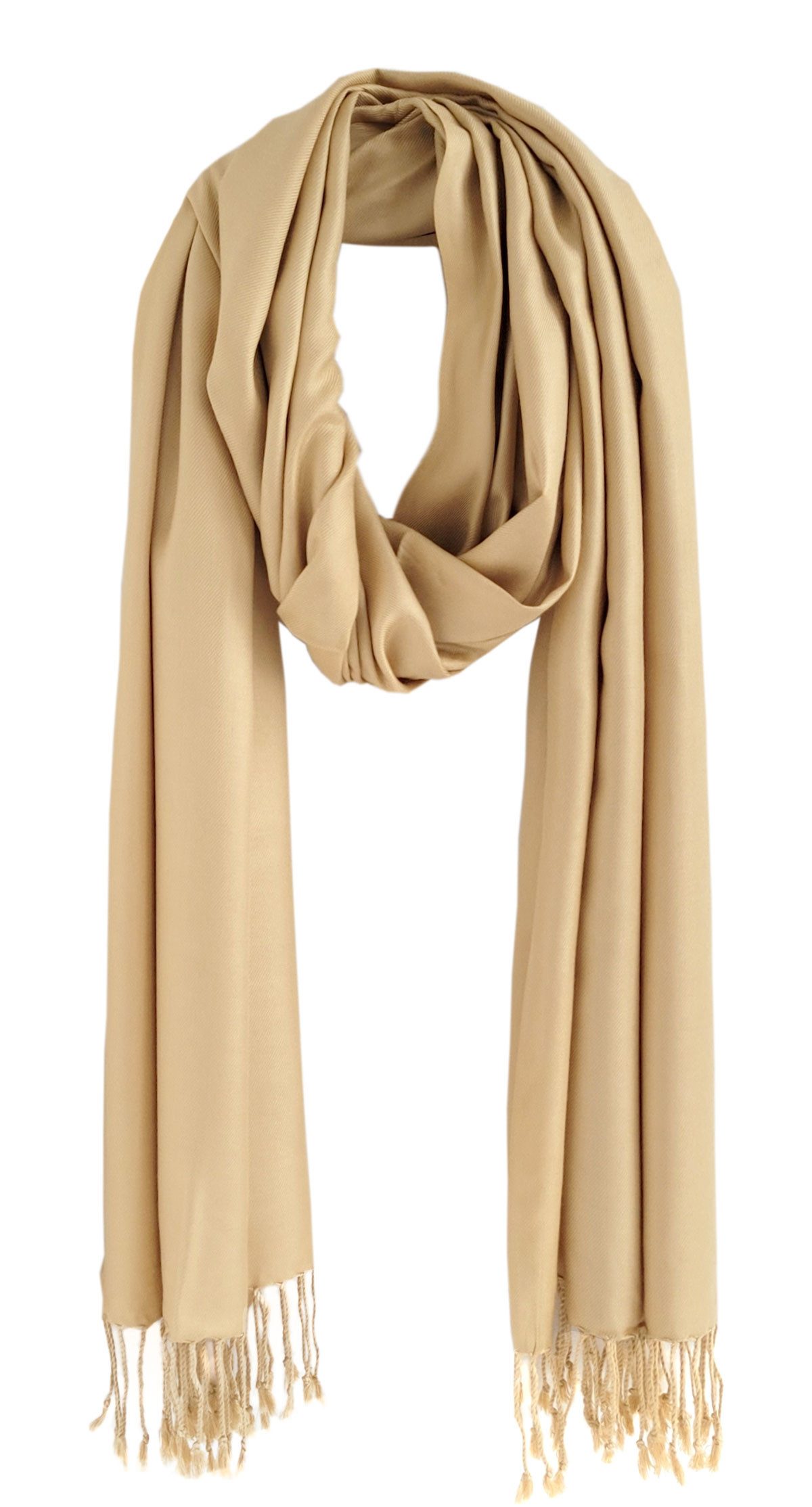 Bovari Schal Pashmina aus 100% Premium Viskose - weich wie Kaschmir -, glän günstig online kaufen