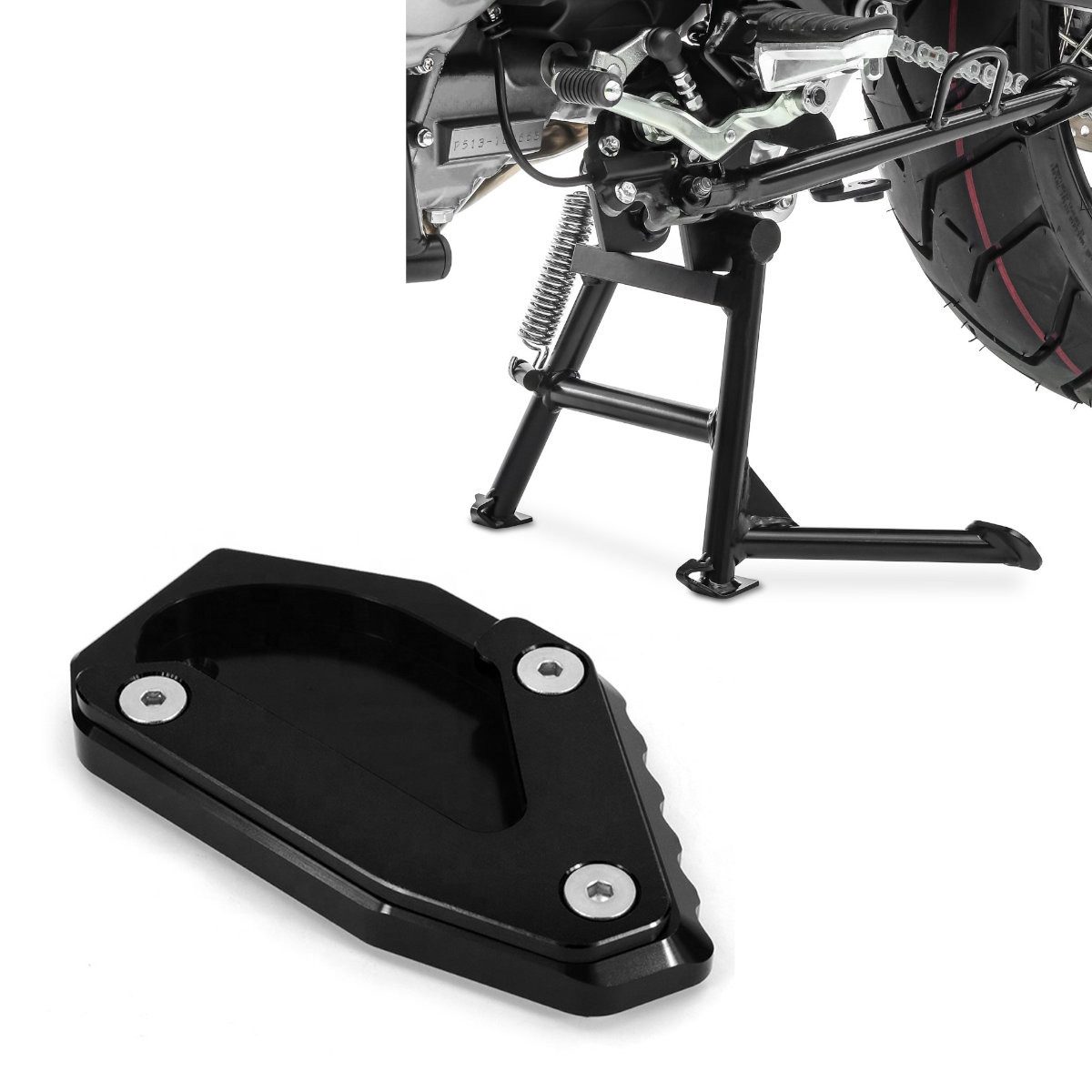 ConStands Motorrad-Hauptständer Set Hauptständer passend für Suzuki V-Strom 650 / XT 11-25 # und Seite