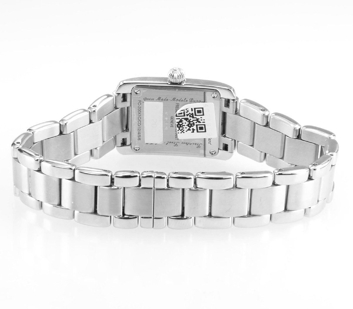Frederique Constant Schweizer Uhr Damen Uhr FC-200MC16B CLASSICS CARREE Classics Carree, Saphirglas