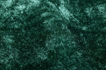 Hochflor-Teppich Anastasia, Home affaire, rund, Höhe: 43 mm, Shaggy-Teppich, Uni-Farben, besonders weich durch Mikrofaser