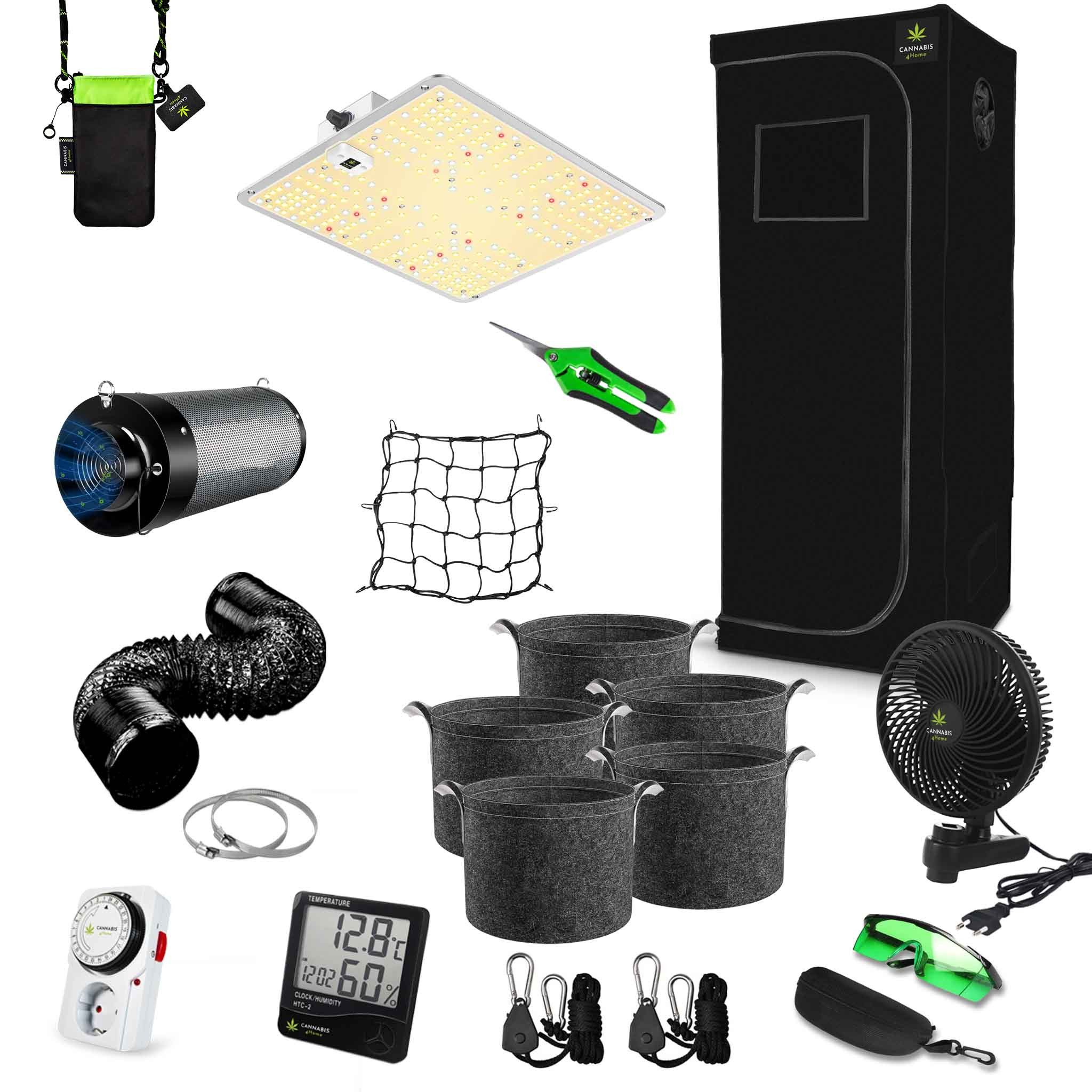 Cannabis 4 Home Gewächshaus Canna4Home GrowBox Komplettset 60 x 60 x 180cm günstig online kaufen