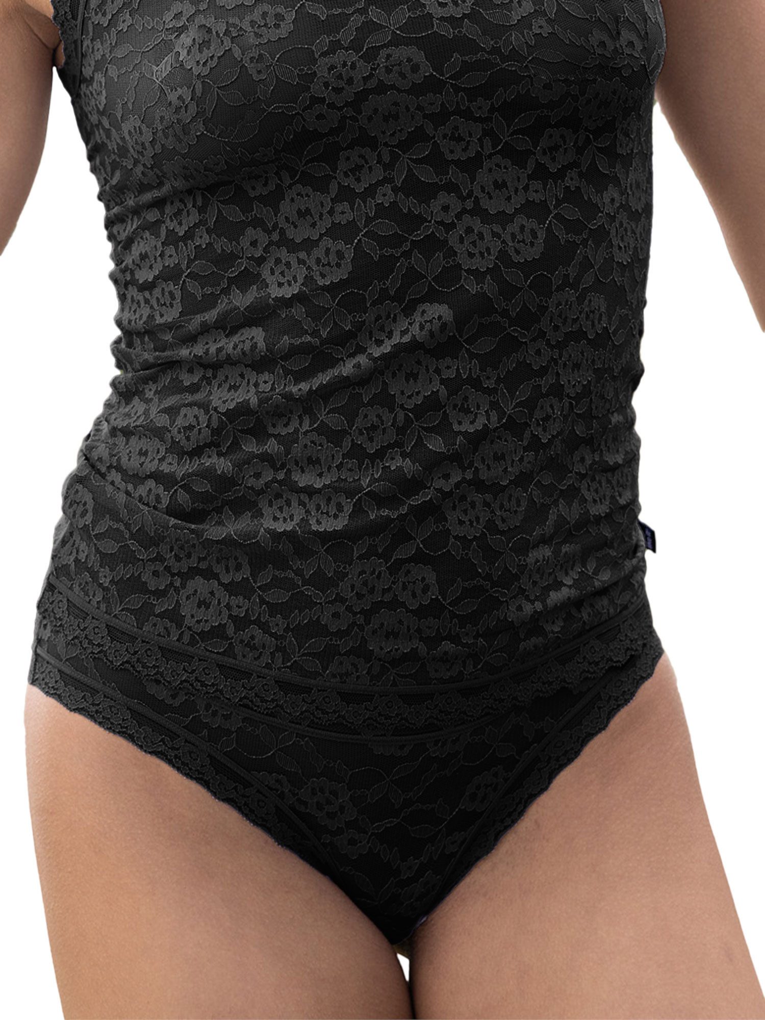 like it! Bikinislip 6er Pack Minislip Lisa (Packung, 6-St) Slip komplett aus weicher und sanfter Spitze