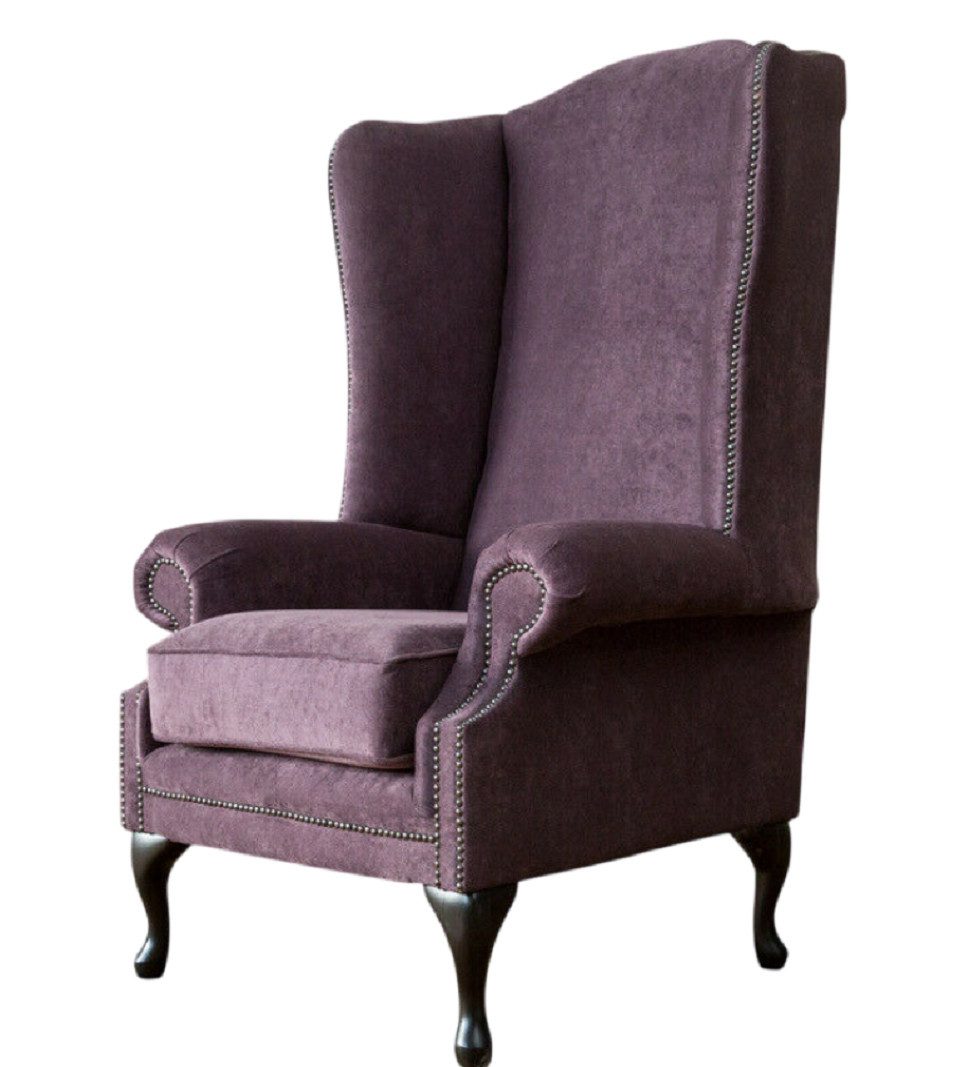 Xlmoebel Ohrensessel Chesterfield-Design mit Polsterung Крісла und luxuriösem Stoff (1-St., Крісла), Hergestellt in Europa