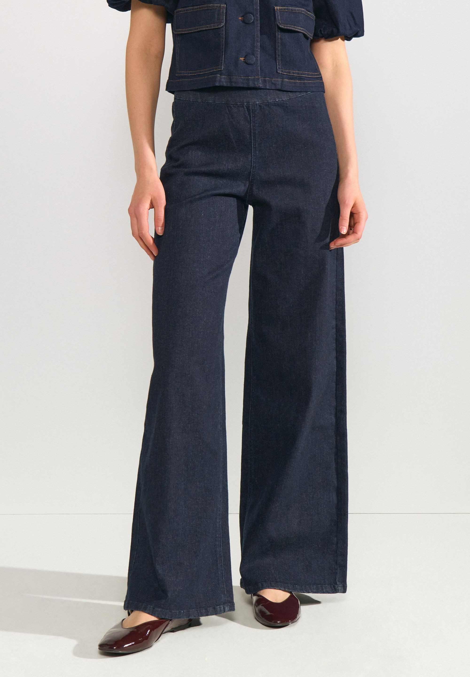 nümph Tapered-fit-Jeans NUSEATTLE HR WIDE JEANS SI3012