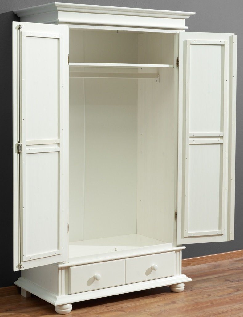bv-vertrieb Mehrzweckschrank Kleiderschrank Mehrzweckschrank Fichte weiss günstig online kaufen