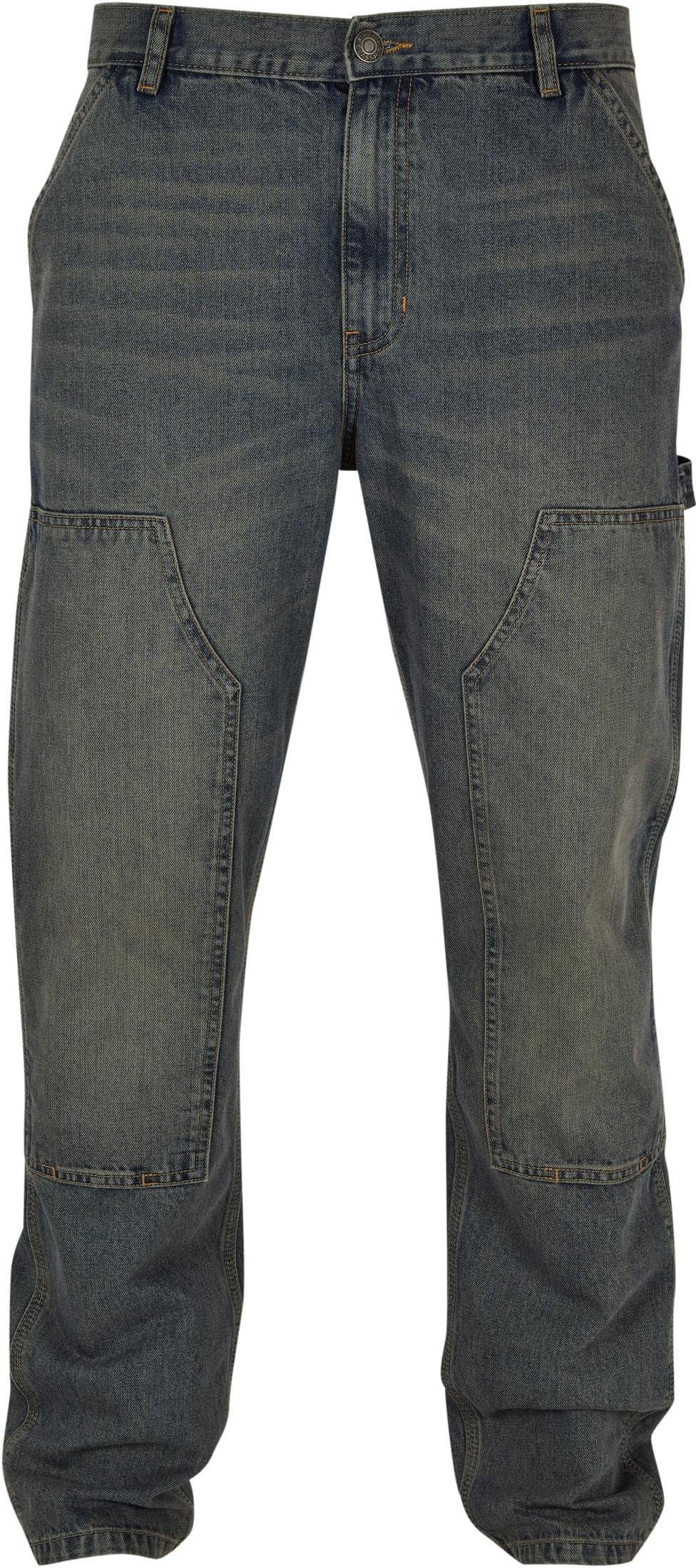 URBAN CLASSICS Funktionshose Double Knee Jeans