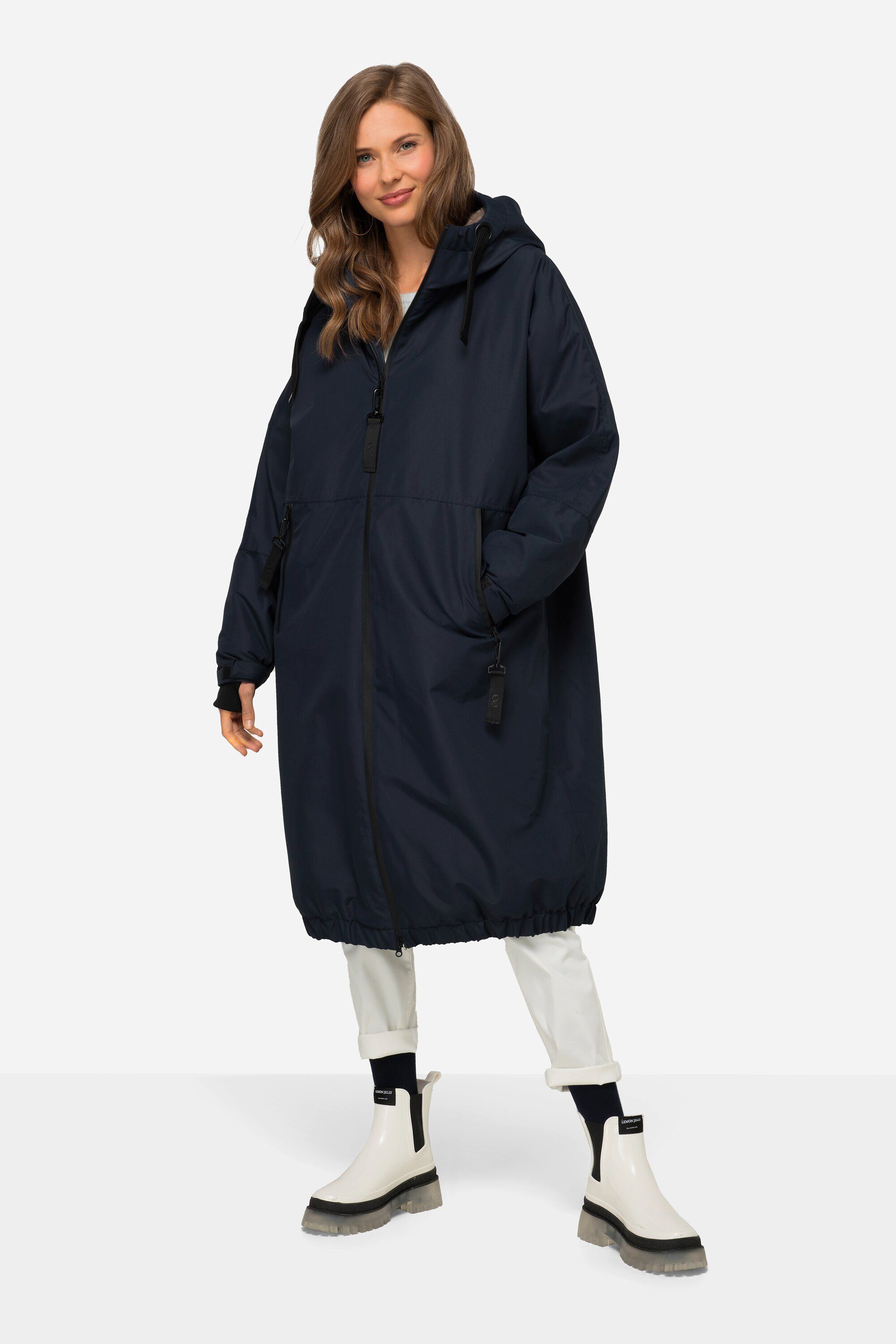 Funktions-Jacke Wintermantel Teddyfutter Kapuze Laurasøn oversized