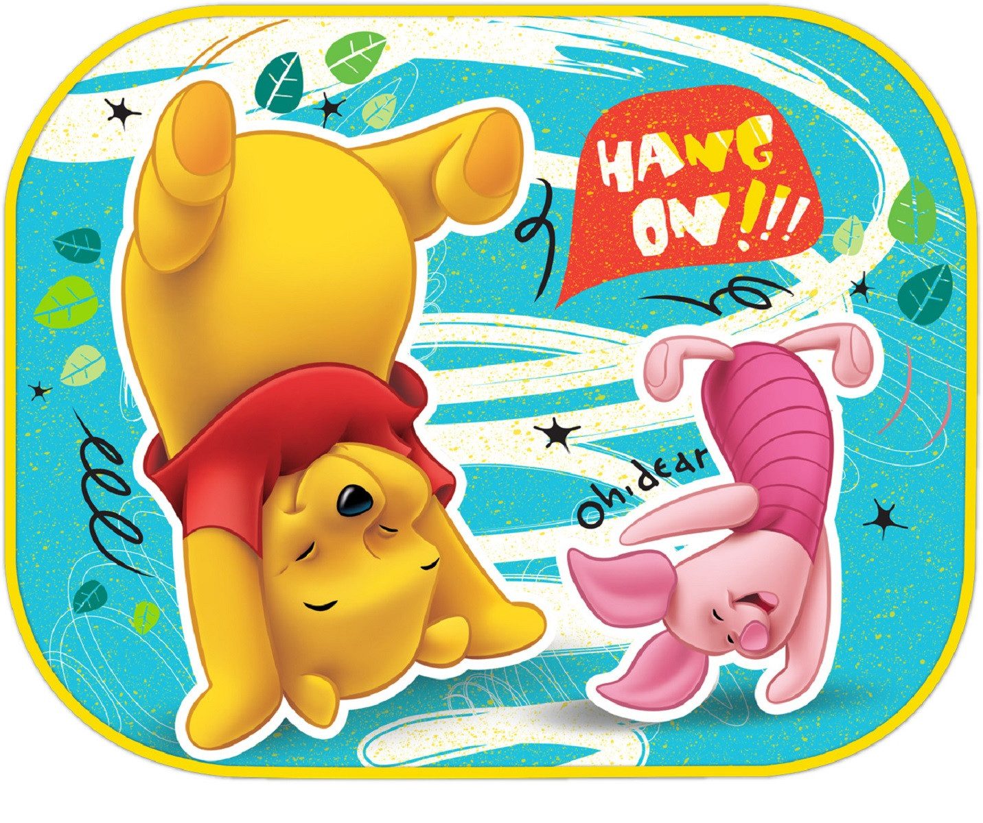 Disney Winnie Puuh Autosonnenschutz Sonnenschutz, einfache Installation mit Saugnapf für Kinder – Bild 2 von 4