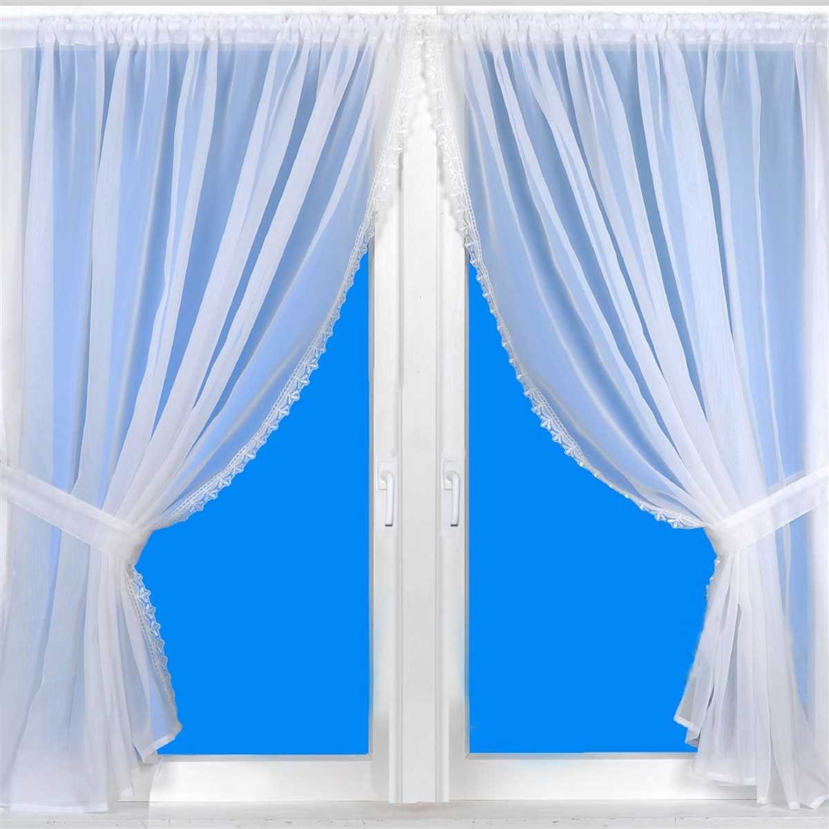 Arsvita Vorhang, Stangendurchzug, transparent, Gardinenset (2 Schlaufenschals, 2 Raffhalter) 140cm x 120cm, Voile